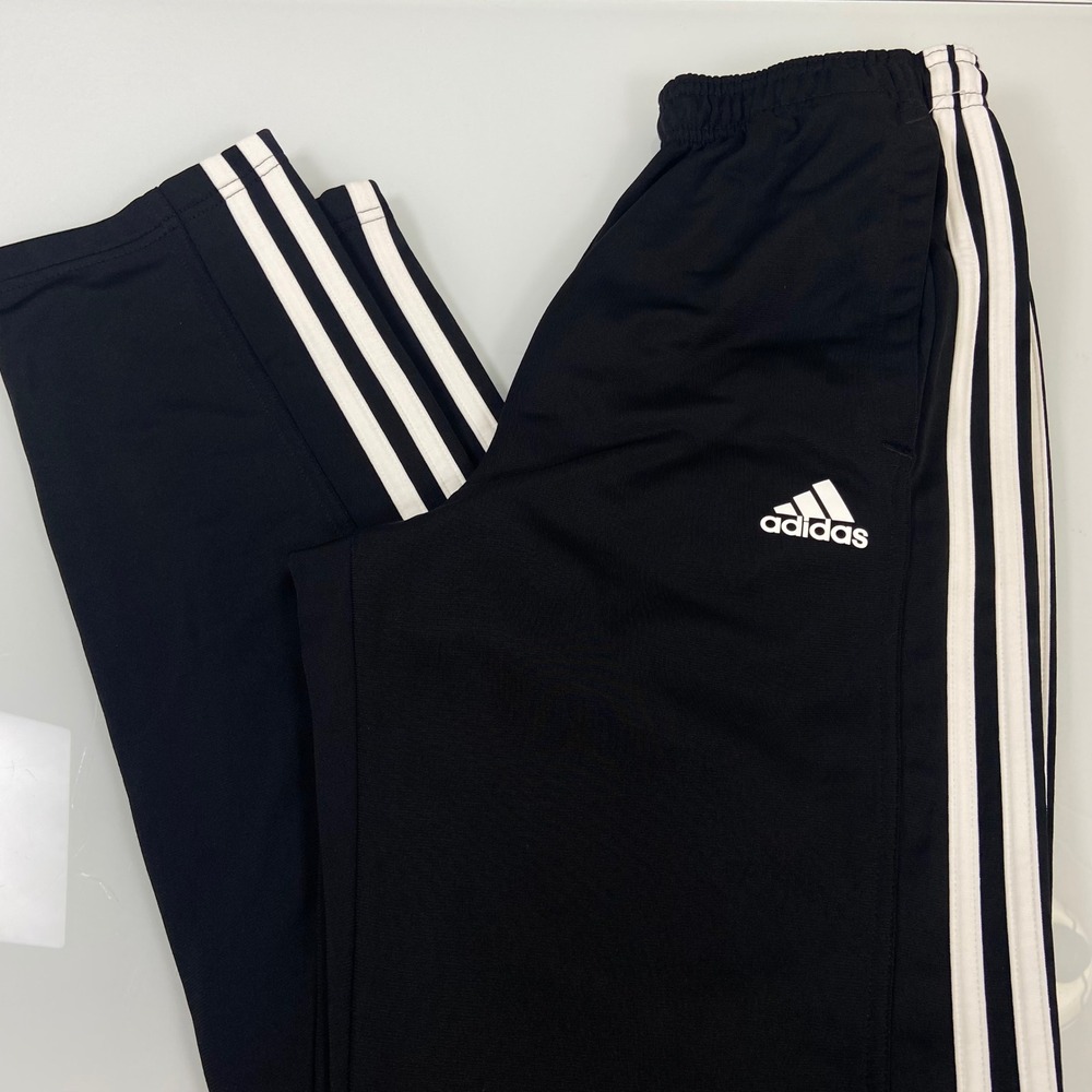 Adidas Men Small Black Track Pants‎ NWOT Tiro 3-Stripes Ankle Zip Tapered